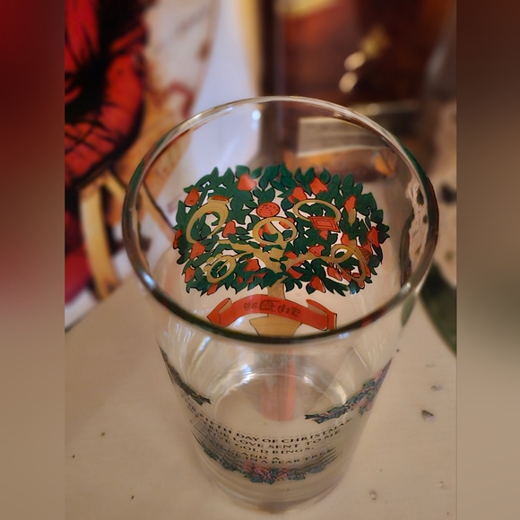 Colorful Tree Design Glass - Picture 3 of 4